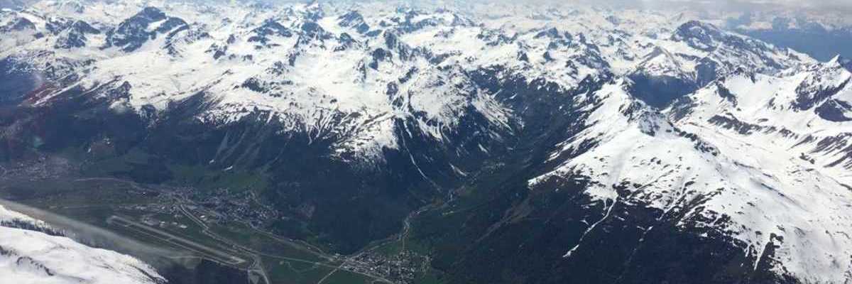 Verortung via Georeferenzierung der Kamera: Aufgenommen in der Nähe von Maloja, Schweiz in 3900 Meter